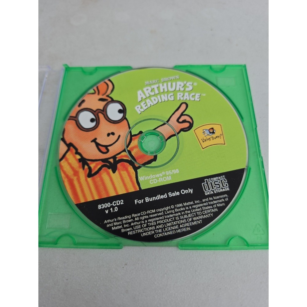 Living Books Arthur's Reading Race CD-ROM Win95/98 *DISK ONLY*